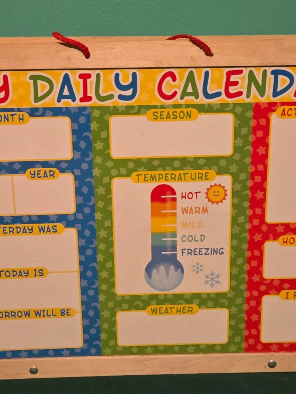 Melissa & Doug Magnetic My Daily Calendar
